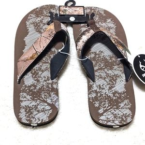 Men's realtree flip flops